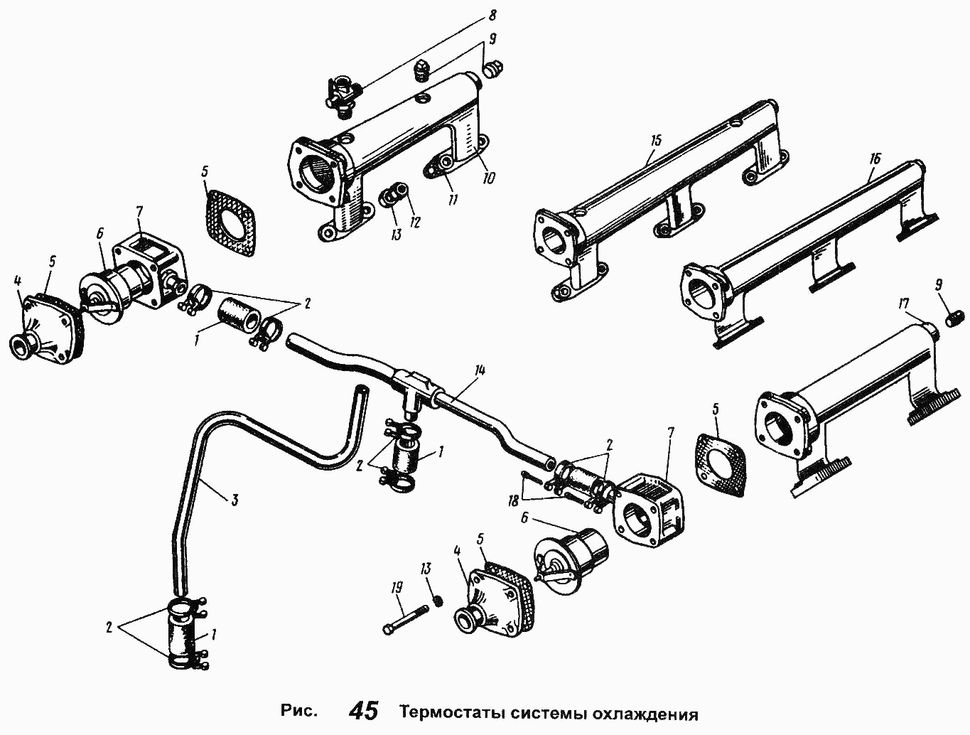 Cooling system thermostats