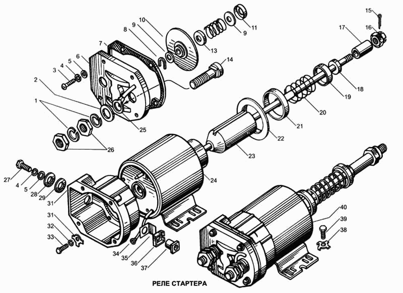 Starter relay