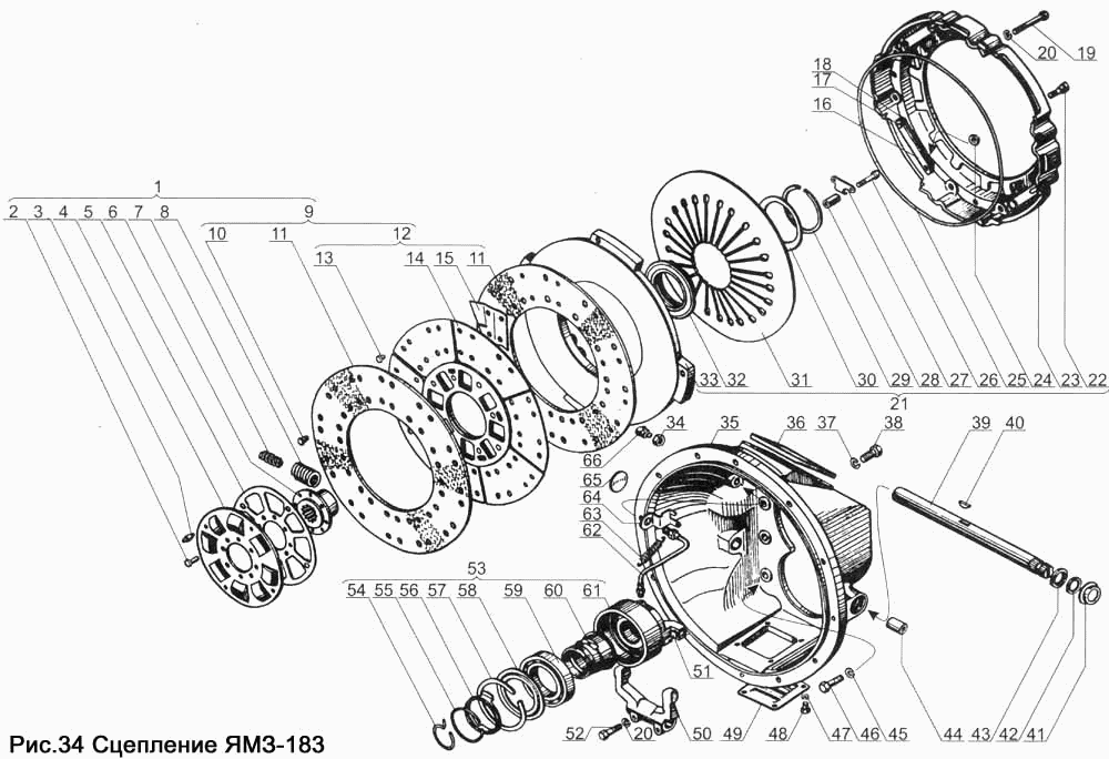 Clutch YAMZ-183