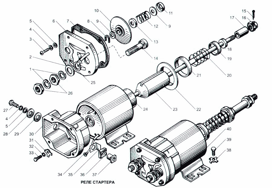 Starter relay