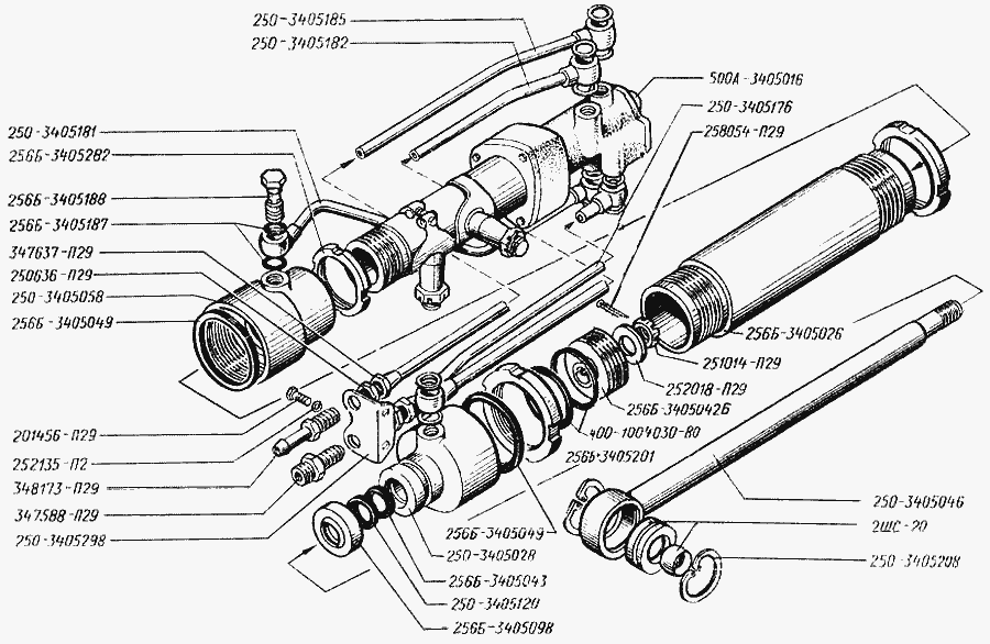 Steering hydraulic booster