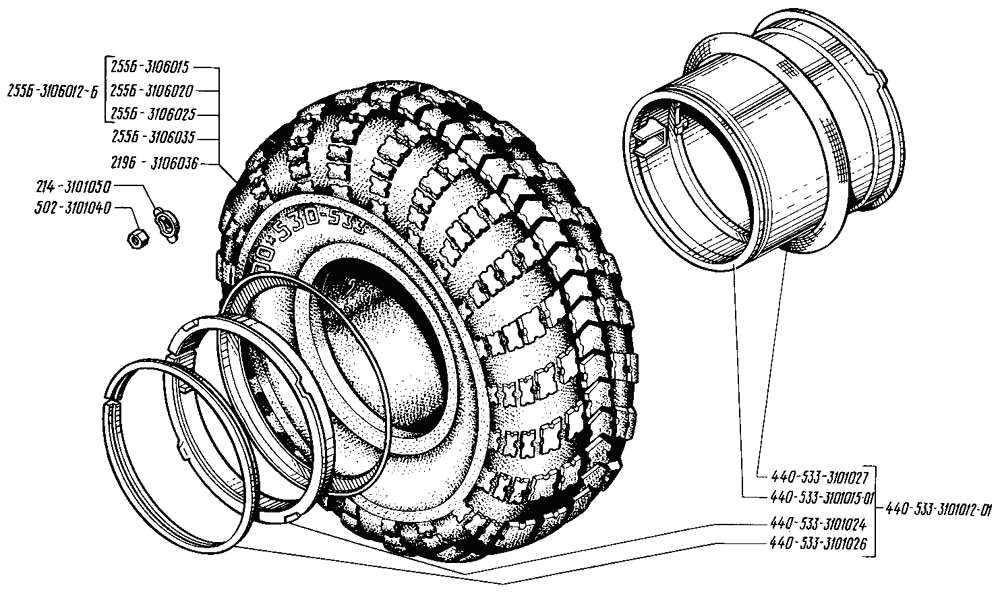 Wheels and tires