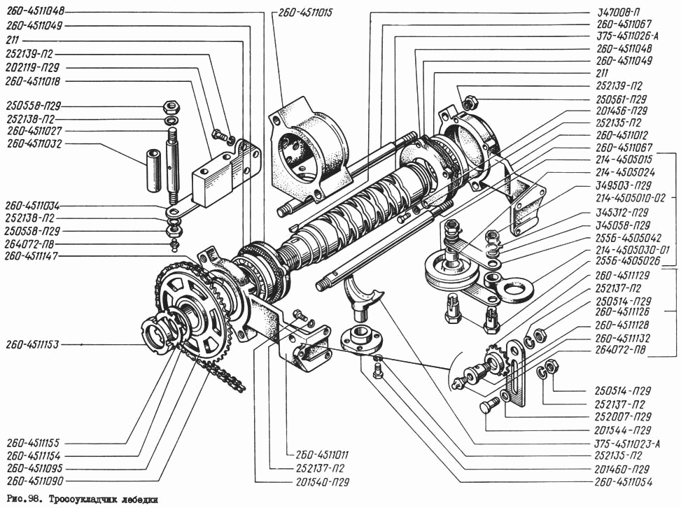 Winch rope layer