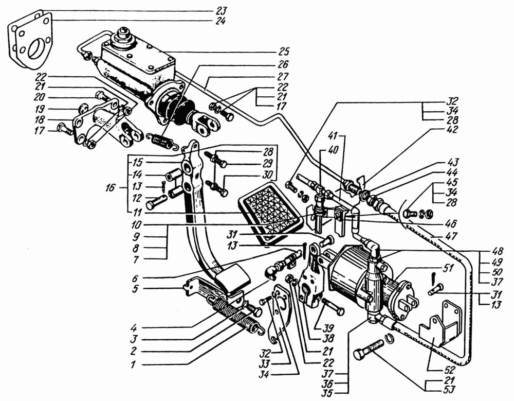 Clutch control drive