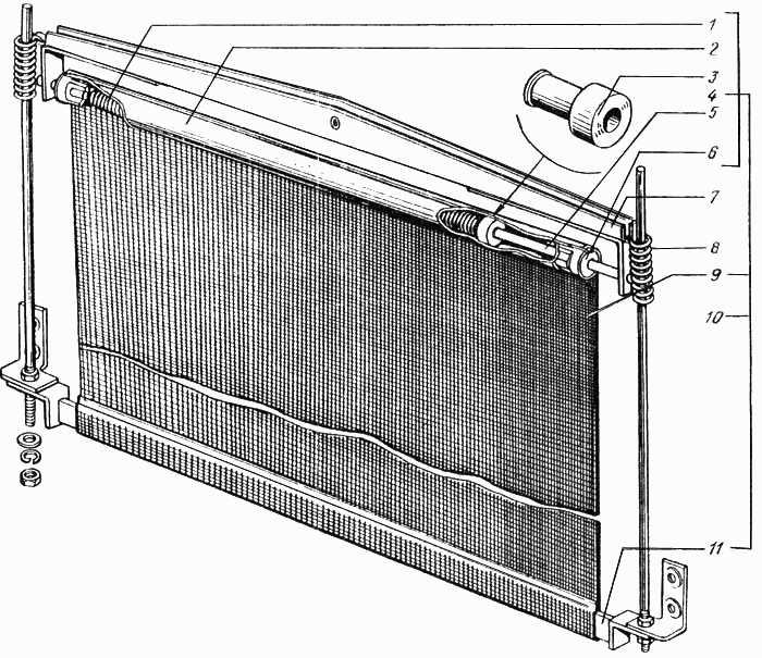 Radiator blind