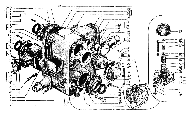 Cases and transfer case covers