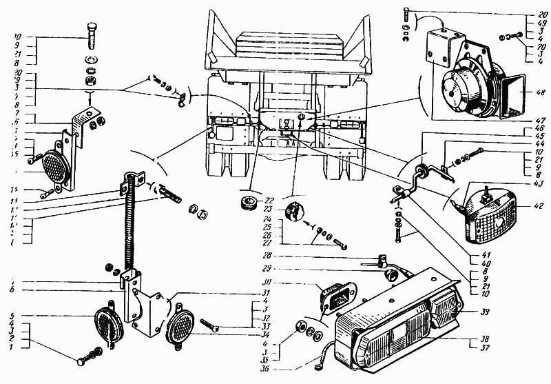 Rear light devices