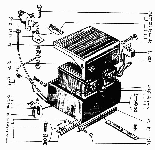 Storage batteries (KrAZ-6443, 65032)