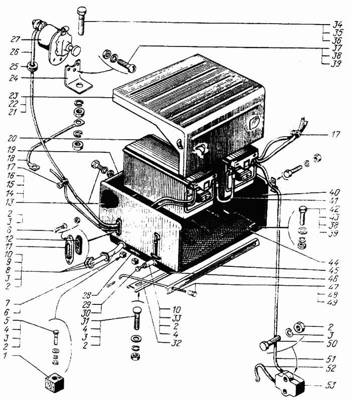 Storage batteries (KrAZ-644301, 650321)