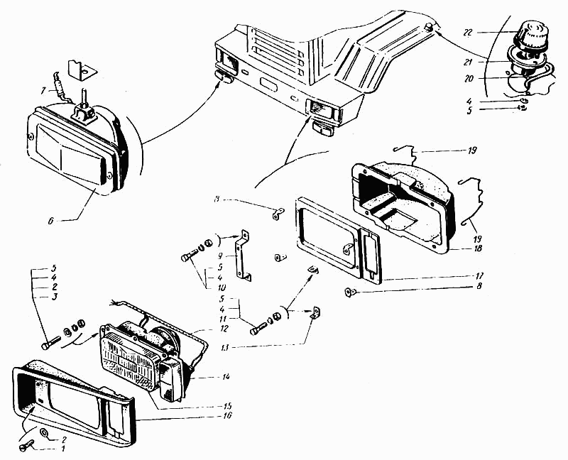 Front light devices