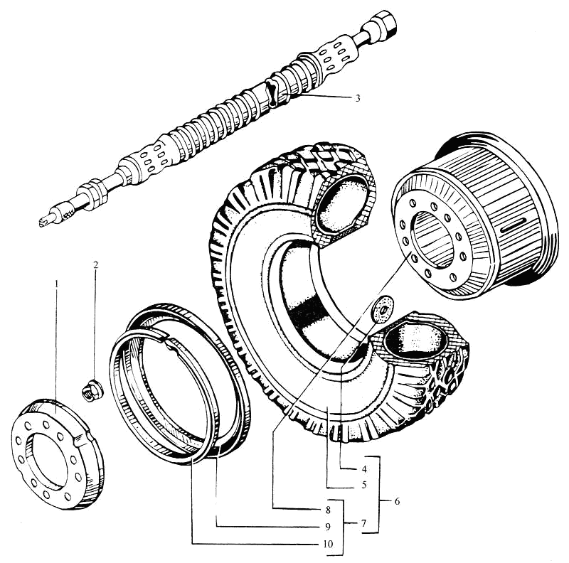 Wheel with tire