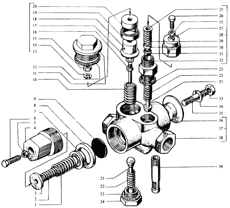 Pressure controller with safety valve