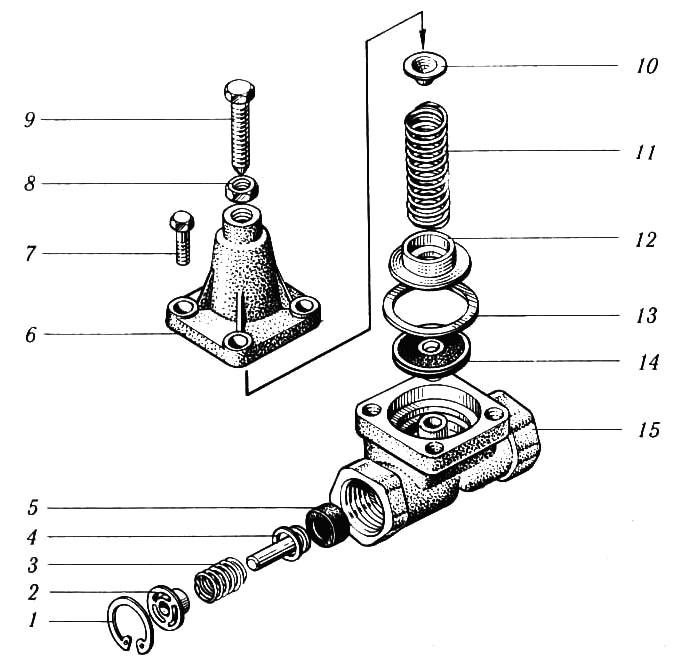 Клапан защитный одинарный