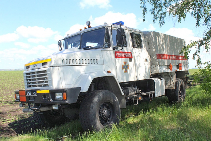 Піротехнічний КрАЗ доставив авіабомбу «SС-50» та снаряд для знищення